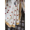 FRENCH KNOT-WHITE TWISTS  Hand Embroidered Phulkari